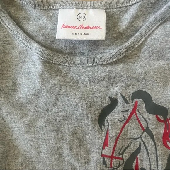 Hanna Andersson Scandanavian Horse Long Sleeve Top - Picture 3 of 3